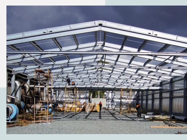 Промышленные объекты в таре