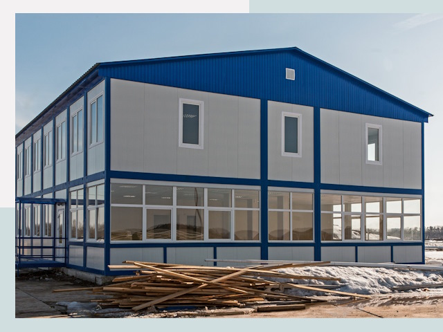 Строительство магазинов в таре