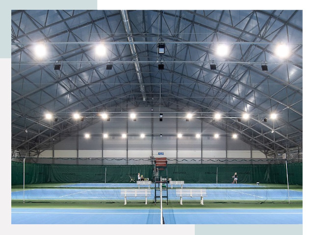 Строительство теннисных кортов в Тара от 617 руб.