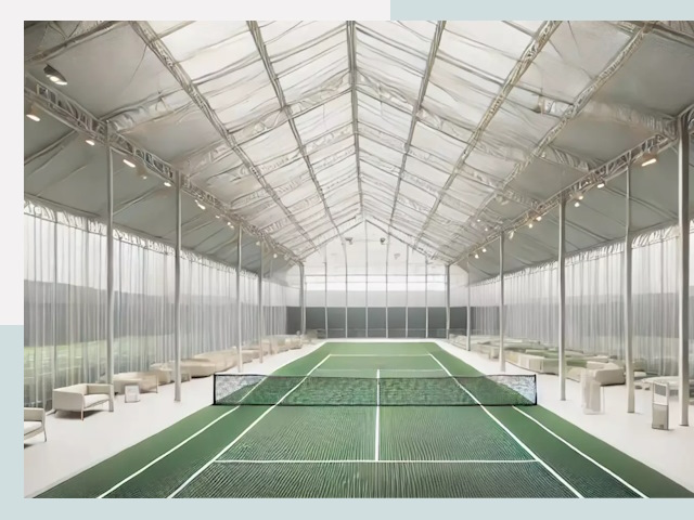 Строительство теннисных кортов в таре