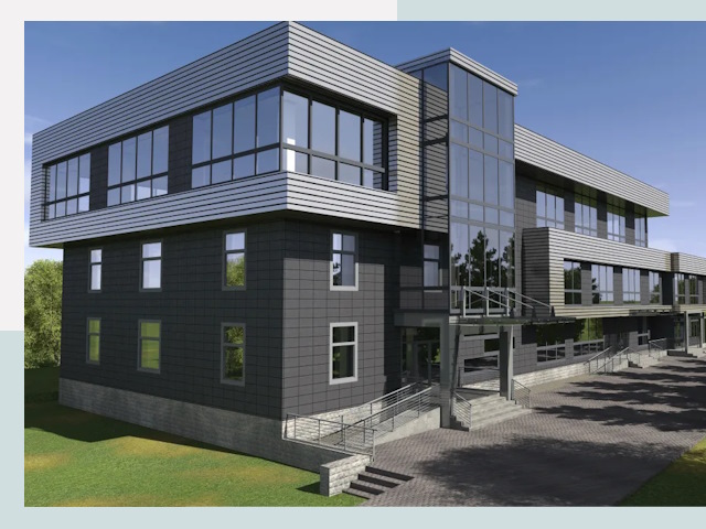 Административные здания в таре