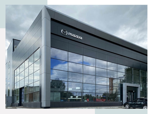 Строительство автосалонов в таре