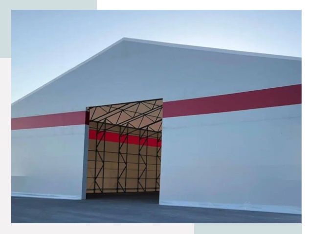 Быстровозводимые ангары в таре