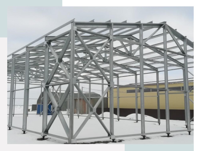 Каркасные ангары в таре