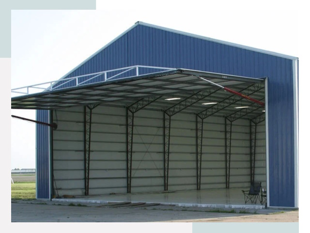 Прямо стенные ангары в таре