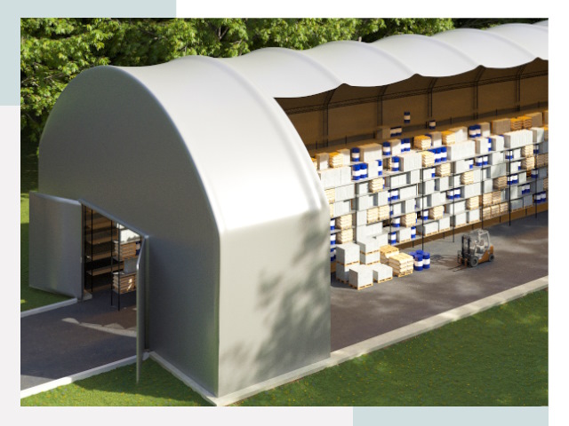 Тентовые ангары в таре