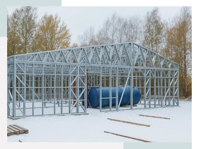 Металлические ангары в таре