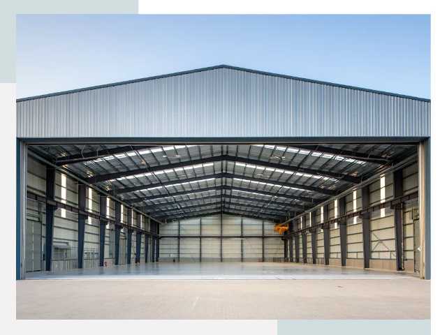 Большие ангары в таре