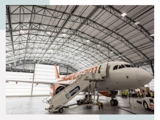 Авиационные ангары в таре