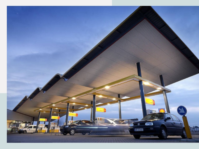 Навесы для АЗС в Тара от 617 руб. - Защита и комфорт