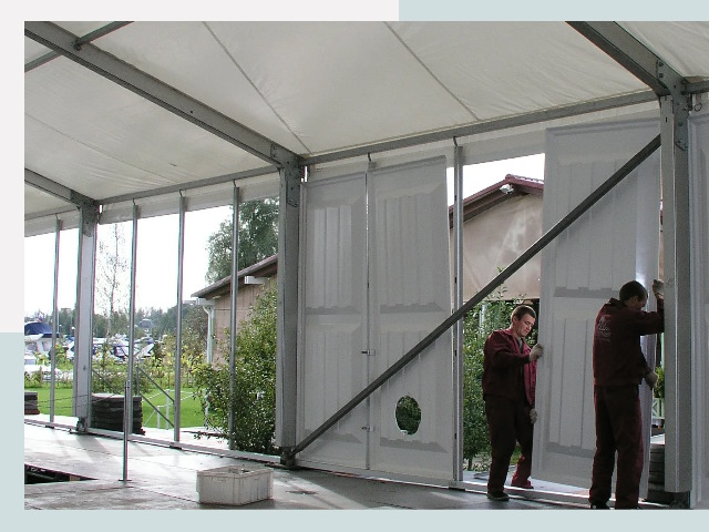 Быстро сборные шатры в Тара от 617 руб. за м²