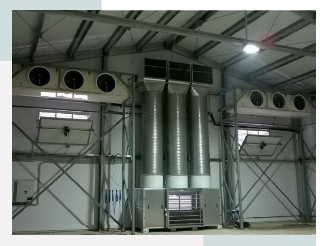 Инженерные системы для ангаров в таре