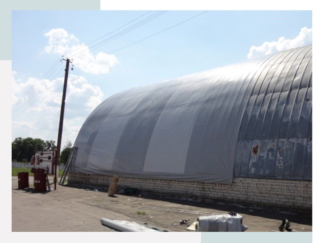 Ремонт ангаров в таре