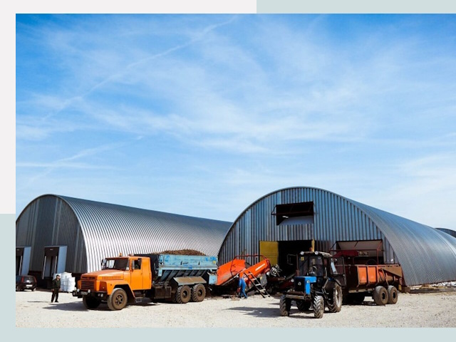 Ангары для спецтехники в таре