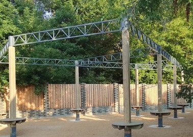 Терраса из металлоконструкций под ключ, проектирование, изготовление и монтаж от СтальСтрой-Тар